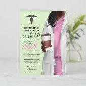 Einladung von White Coat Medical School Abschluss (Stehend Vorderseite)