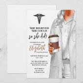 Einladung von White Coat Medical School Abschluss (Vorne/Hinten)