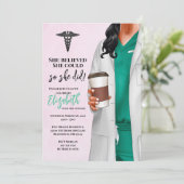 Einladung von White Coat Medical School Abschluss (Stehend Vorderseite)