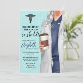 Einladung von White Coat Medical School Abschluss (Stehend Vorderseite)