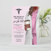 Einladung von White Coat Medical School Abschluss (Stehend Vorderseite)