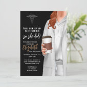 Einladung von White Coat Medical School Abschluss (Stehend Vorderseite)