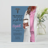 Einladung von White Coat Medical School Abschluss (Stehend Vorderseite)