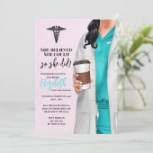 Einladung von White Coat Medical School Abschluss (Stehend Vorderseite)