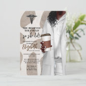 Einladung von White Coat Medical School Abschluss (Stehend Vorderseite)