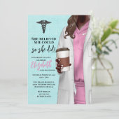 Einladung von White Coat Medical School Abschluss (Stehend Vorderseite)