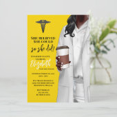 Einladung von White Coat Medical School Abschluss (Stehend Vorderseite)