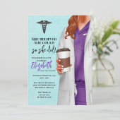 Einladung von White Coat Medical School Abschluss (Stehend Vorderseite)