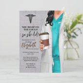 Einladung von White Coat Medical School Abschluss (Stehend Vorderseite)