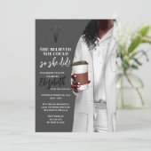 Einladung von White Coat Medical School Abschluss (Stehend Vorderseite)