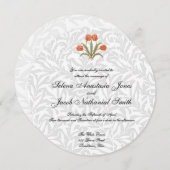 Einladung von White Floral Vintag anpassen (Vorne/Hinten)