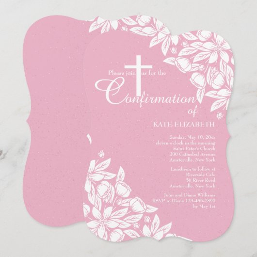 Einladung von White Jasmine (Vorne/Hinten)