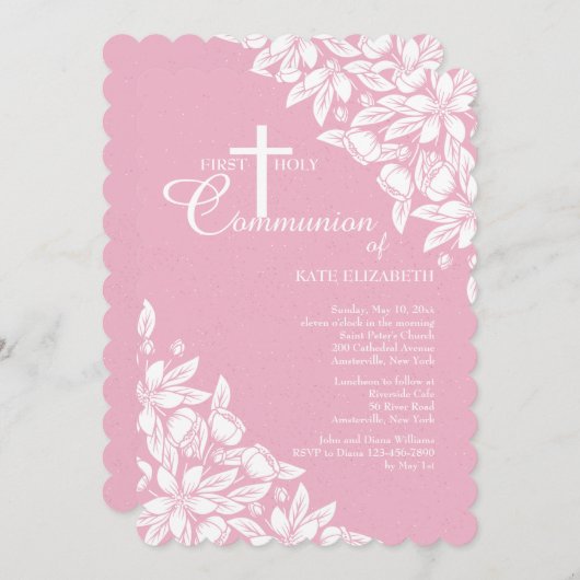 Einladung von White Jasmine (Vorne/Hinten)