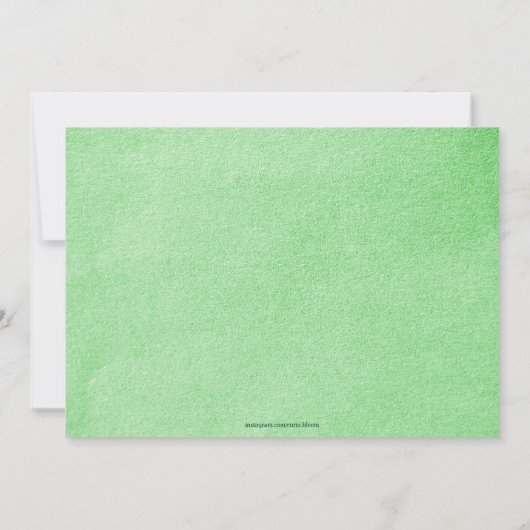 Einladung von White Jasmine zur Hochzeit (Rückseite)