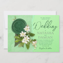 Einladung von White Jasmine zur Hochzeit