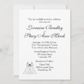 Einladung von White Lesbian zur Hochzeit (Vorderseite)