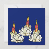 Einladung von White Lotus & Deepas Diwali (Rückseite)