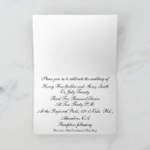 Einladung von White Rose (Innenseite)