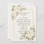 Einladung von White Rose (Vorderseite)