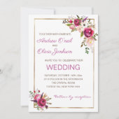 Einladung von White Roses (Vorderseite)