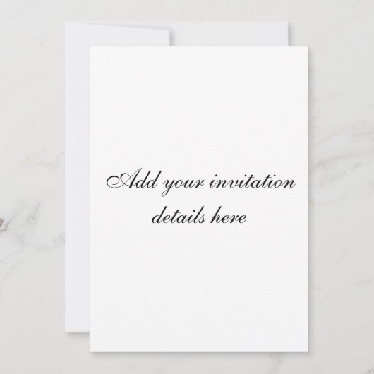 Einladung von White Swan (Rückseite)