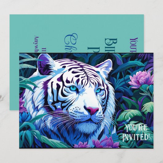 Einladung von White Tiger (Vorne/Hinten)