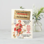 Einladung von White Trash (Stehend Vorderseite)