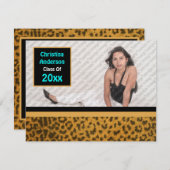 Einladung von Wild Child Abschluss (Orange) (Vorne/Hinten)