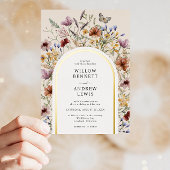 Einladung von Wildblume Wedding Foil