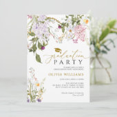 Einladung von Wildblumen (Stehend Vorderseite)