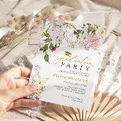 Einladung von Wildblumen