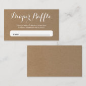 Einladung von Windeln für Babydusche (Vorne/Hinten)