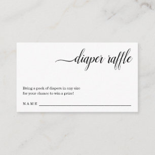 Einladung von Windeln für Babydusche