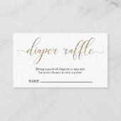 Einladung von Windeln für Babydusche (Vorderseite)