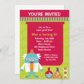 Einladung von Wissenschaftlern zur Geburtstagspart (Vorne/Hinten)