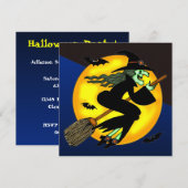 Einladung von Witterhack-Halloween-Party (Vorne/Hinten)