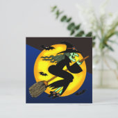 Einladung von Witterhack-Halloween-Party (Stehend Vorderseite)
