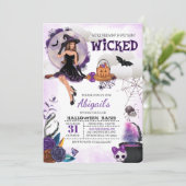 Einladung von Witterhack-Halloween-Party (Stehend Vorderseite)