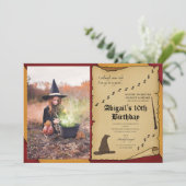 Einladung von Wizardry Foto (Stehend Vorderseite)