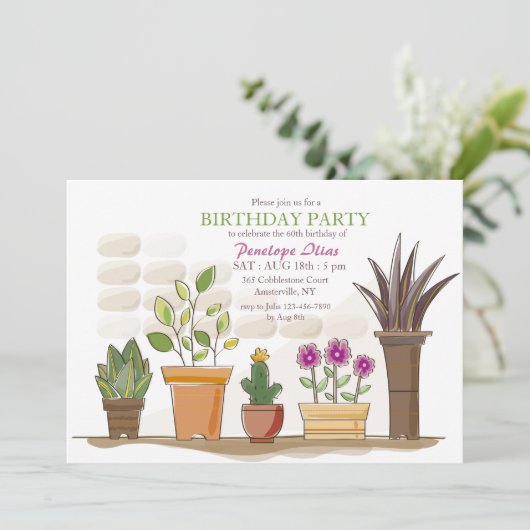 Einladung von Wohnhäusern (Stehend Vorderseite)