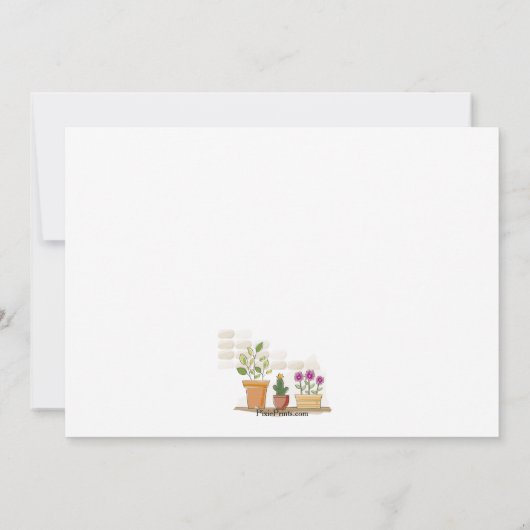 Einladung von Wohnhäusern (Rückseite)