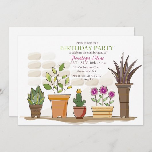 Einladung von Wohnhäusern (Vorne/Hinten)