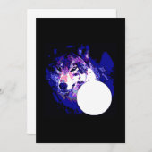 Einladung von Wolf & Moon (Vorne/Hinten)