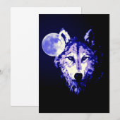 Einladung von Wolf & Moon (Vorne/Hinten)
