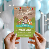 Einladung von Woodland zum ersten Geburtstag