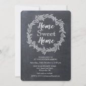 Einladung von Wreath Chalk Housewarming (Vorderseite)