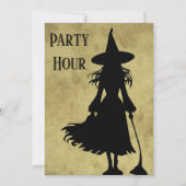 Einladung von Wtichy Halloween-Party (Vorderseite)