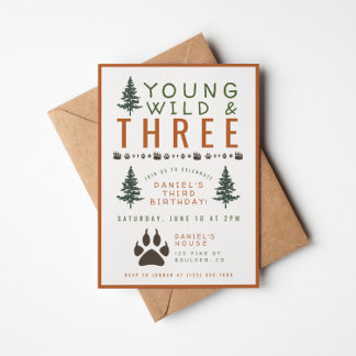 Einladung von Young Wild and Three Forest zum Gebu