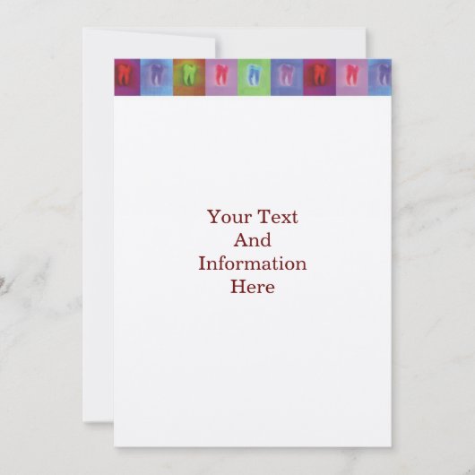 Einladung von Zahnärzten (Vorderseite)