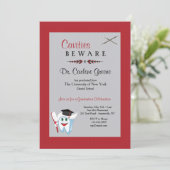 Einladung von Zahnärzten Abschluss (Stehend Vorderseite)